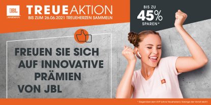 Sammeln und Sparen – für besten Sound von JBL